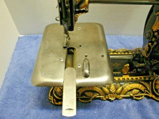 ANTIQUE NEWTON WILSON PRINCESS OF WHALES SEWING MACHINE EXC,  COND 6