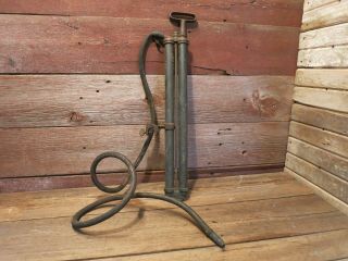 Vintage Antique Cast Iron & Brass Hand Water Pump - Made In Usa - Parts