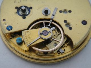 MI Tobias Liverpool lever fusee movement 42mm wide dial sn 37,  017 3