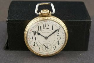 Waltham Premier 21 Jewels Gold Filled Pocket Watch For Repair Project Lpj13