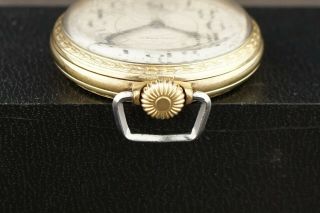 WALTHAM PREMIER 21 JEWELS GOLD FILLED POCKET WATCH FOR REPAIR PROJECT LPJ13 6