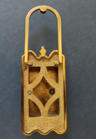 Vintage Brass Hardware Speakeasy Peep Door Insert W/knocker Peabody Acker D - 802