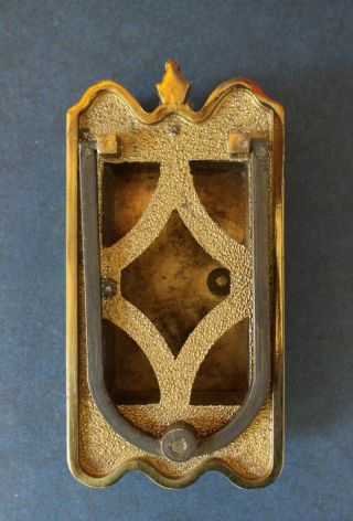 Vintage Brass Hardware Speakeasy Peep Door Insert w/Knocker Peabody Acker D - 802 7