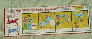 Vintage 1971 Kenner General Mills Major Roscoe Hawke ' s Flying Machines 2