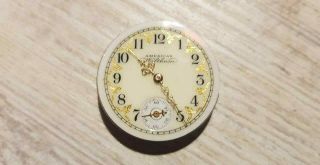 Antique Pocket Watch Movement - Waltham 0s,  15 Jewels,  Runs