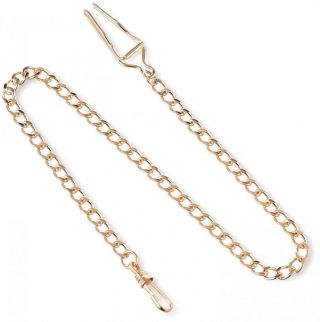 Charles - Hubert,  Paris 3547 - Rg Rose - Gold - Plated Pocket Watch Chain