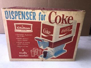 Vintage Chilton Toy Dispenser For Coke Coca Cola