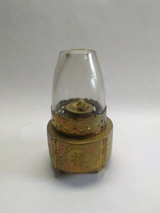 Antique Or Vintage Brass Opium Den Lamp