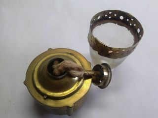 Antique or Vintage Brass Opium Den Lamp 5