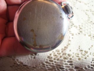 Vintage Rex Radium Pocket Watch with Chain 4