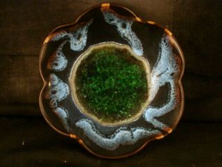 Fine Chinese Song Dy Porcelain Bowl W/green Crystal D015