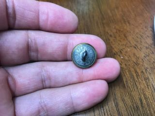 Antique 1850 ' s Hunter on Horseback Sporting Vest Button 4