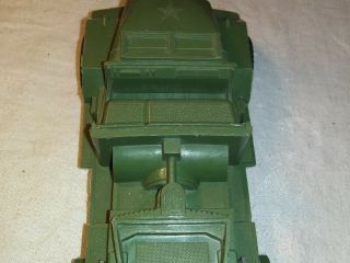 Vintage 1960s Ideal US Army Missile Launcher? Plastic Truck Vehicle 9 1/4 