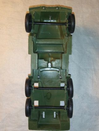Vintage 1960s Ideal US Army Missile Launcher? Plastic Truck Vehicle 9 1/4 
