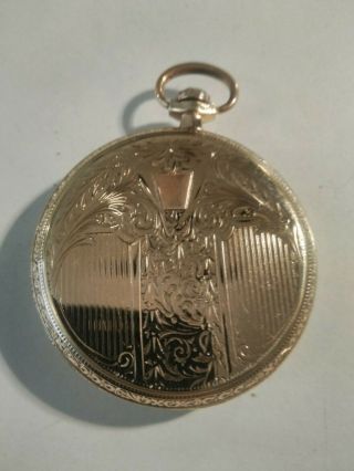 Waltham Royal 12S.  Art Deco 17 jewels (1904) 10K.  Gold filled case. 3