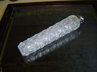 Antique Cut Glass Gorham Sterling Silver Perfume Bottle