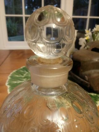 Old Cologne Imperiale Guerlain Bottle NY France perfume BEE glass apothecary 6