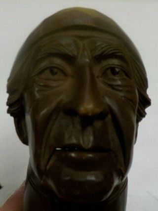 Antique Circa 1900 Black Forest Carved Wood Nutcracker / Detailed Man in Cap 2