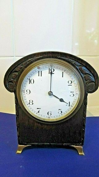 French Arts And Crafts S F R A Clock - Possibly A.  Schild