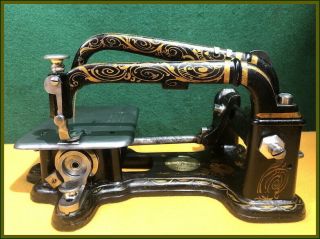 Antique Wheeler & Wilson No.  4 Flat Belt - Curved Needle Sewing Machine