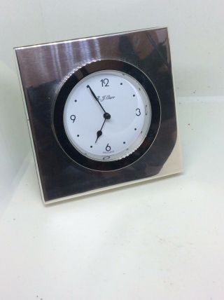 Fantastic Solid Silver Sheffield Clock R.  J.  CARR 5