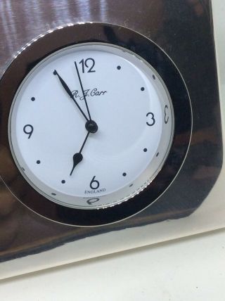 Fantastic Solid Silver Sheffield Clock R.  J.  CARR 6