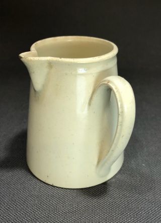 Rare 18th Century Creamware Pitcher W/ Side Handle