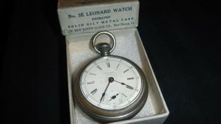 Fantastic Vintage ✔the Haven Watch Co.  Pocket Watch✔ W/original Leonard Box