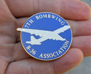 Old Vintage U.  S.  Air Force Usaf 7th Bomb Wing B - 36 Association Insignia Pin