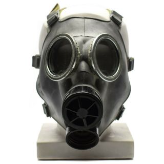 Vintage Soviet Era Army Gas Mask Mc - 1.  Only Mask Grey Rubber