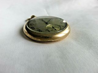 Vintage Elgin Pocket Watch 10K Gold Filled for Repair Not Running 4