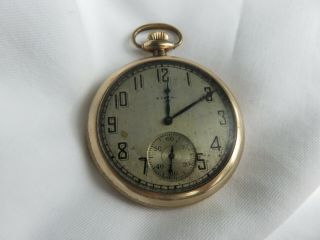 Vintage Elgin Pocket Watch 10K Gold Filled for Repair Not Running 5