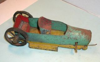 Early 1900 ' s Tin & Mteal Painted Car 3