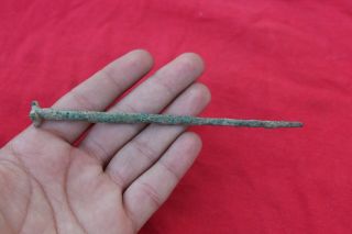 Afghan Antique 3000,  Years Old Ancient Unique Bronze Rare Wow Stamp Pin