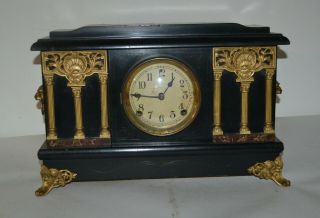 Vintage Sessions Clock Co Wind Up Mantle Clock