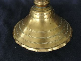 Antique Brass Push Up Candle Stick 2
