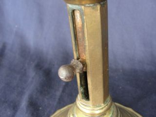 Antique Brass Push Up Candle Stick 3