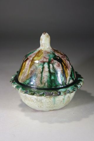 Antique Chinese Sancai Glazed Oil Lamp Ming Dynasty No:2 2