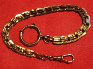 Orig.  Old Antique German Pocket Watch Chain Jugendstil