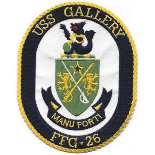 Ffg - 26 Uss Gallery Oliver Hazard Perry Class Frigate Patch
