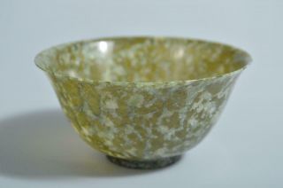 T2799: Chinese Stone Green color TEA BOWL Tea Ceremony 2
