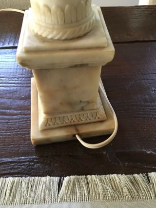 Vintage Alabaster Tall Column 26 