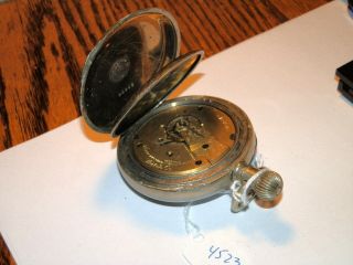 5491,  Vintage 1883 Waltham 18s Silveroid Open Face Pocket Watch