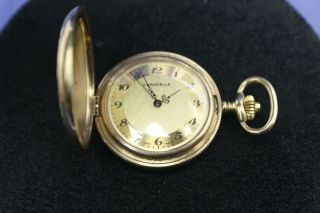 Vintage Bulova Caravelle 17 Jewel Swiss Pocket Watch Runs L5