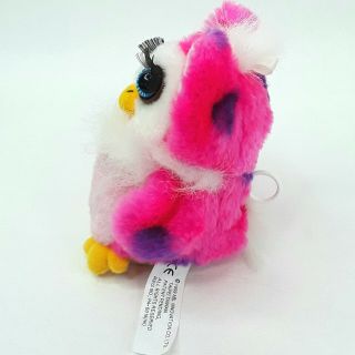 Furby Fake Clone fakie plush soft toy Pull string Vibrates Shakes Pink Vintage 3