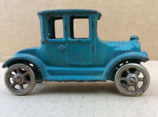 Antique Cast Iron Ford Model T Coupe Car 4” Arcade A.  C.  Williams Kilgore Hubley