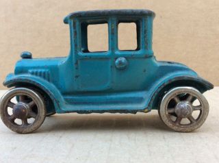 Antique Cast Iron Ford Model T Coupe Car 4” Arcade A.  C.  Williams Kilgore Hubley 2