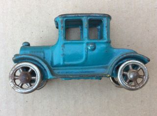 Antique Cast Iron Ford Model T Coupe Car 4” Arcade A.  C.  Williams Kilgore Hubley 4