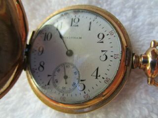 Antique AMERICAN WALTHAM WATCH COMPANY Pocket Watch 25 Year Case 2
