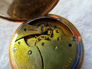 Antique AMERICAN WALTHAM WATCH COMPANY Pocket Watch 25 Year Case 7
